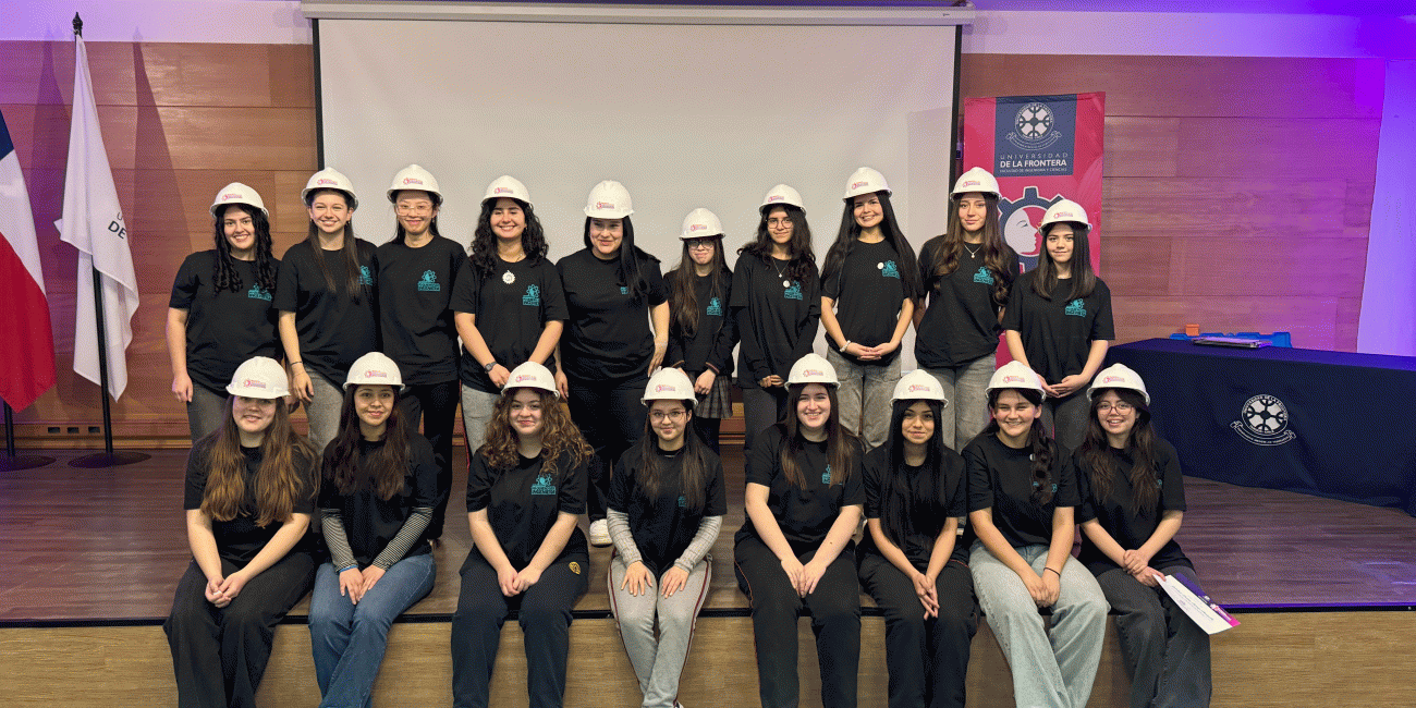UFRO reconoce a una nueva generación de estudiantes de “Yo Quiero Ser Ingeniera”